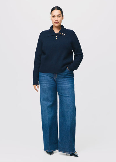 Jean Large Taille Haute