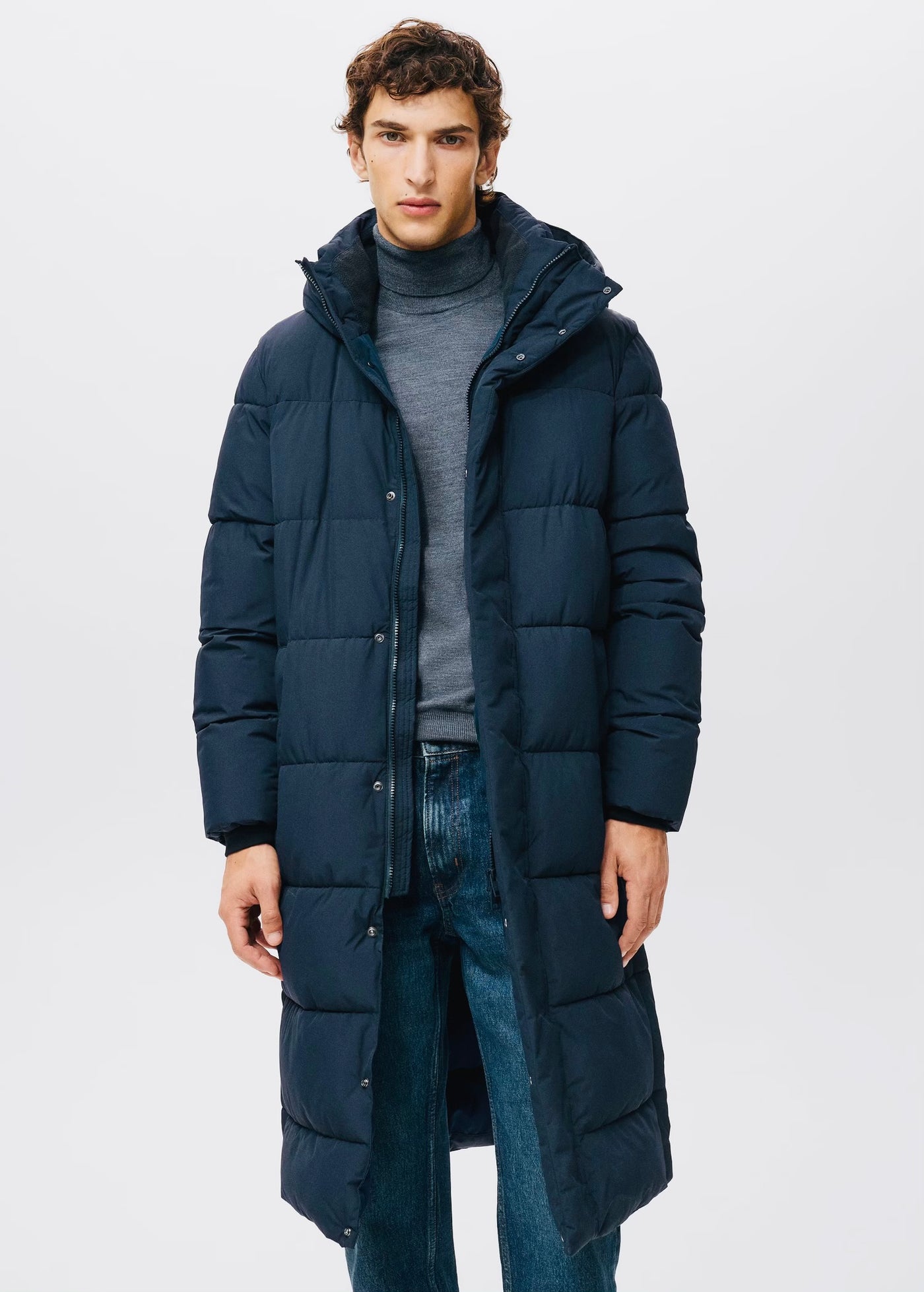 Anorak long matelassé résistant à l’eau