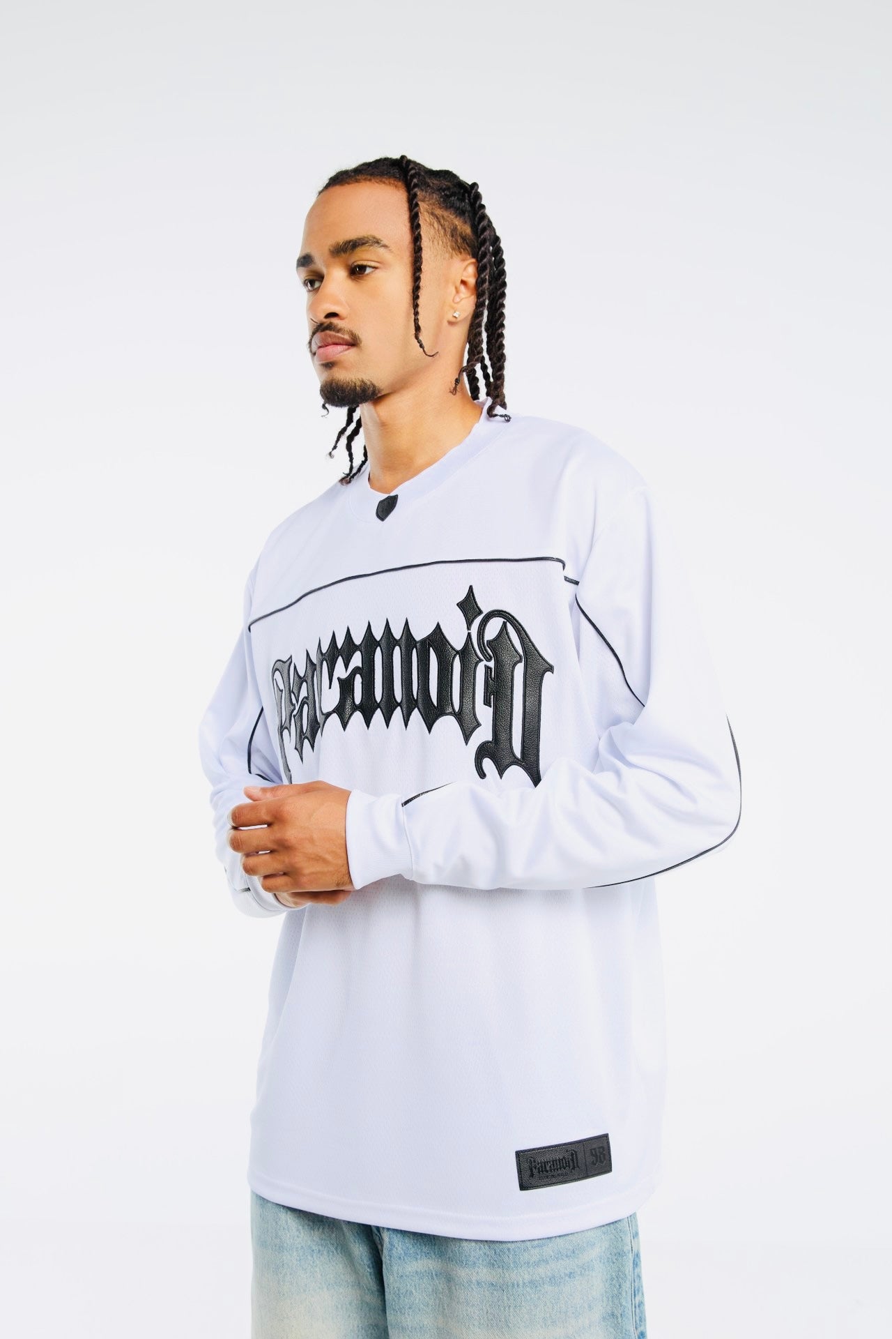 Chemise à Manches Longues avec Col en V