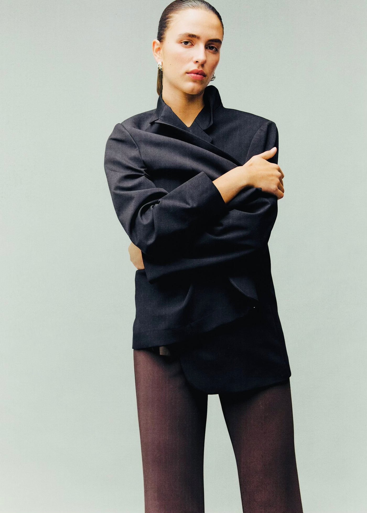 Pantalon Droit Taille Élastique