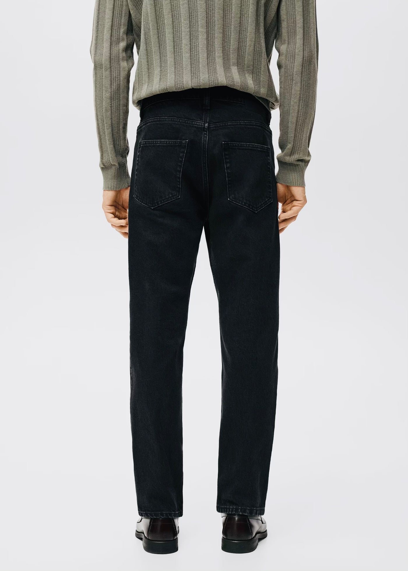 Jean Ben Cropped Tapered-Fit Mango