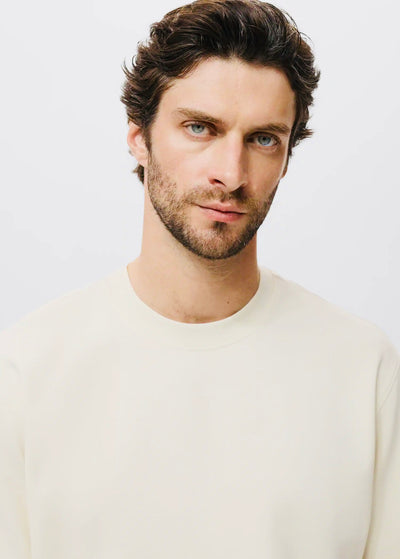 T-Shirt Tissu Sweat Coupe Décontractée