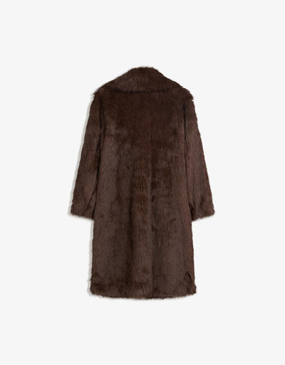 MANTEAU LONG FAUSSE FOURRURE