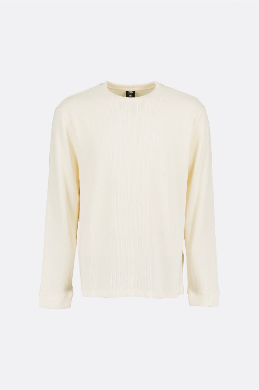 Chemise à Manches Longues avec Col Rond