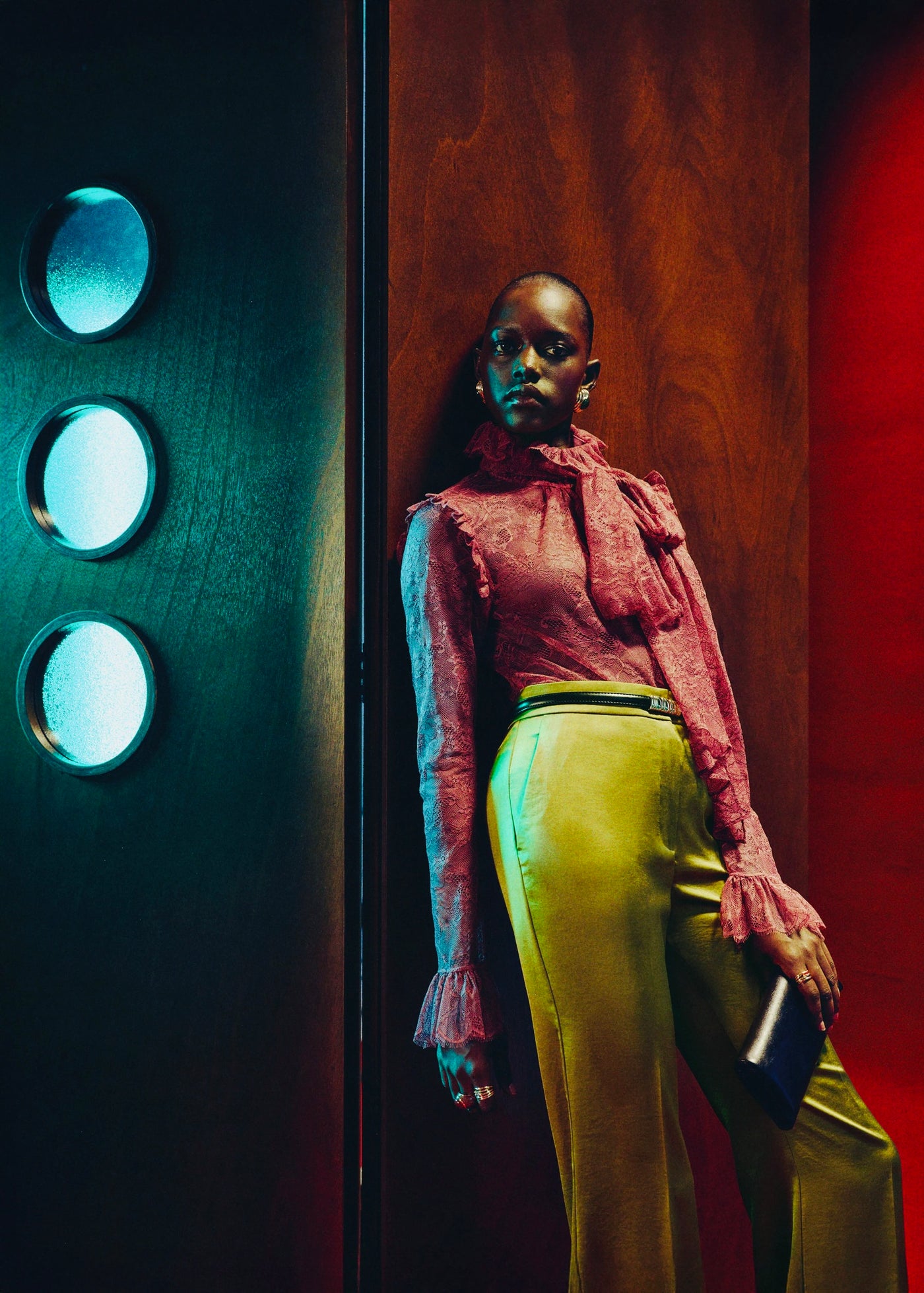 Pantalon Droit Satiné