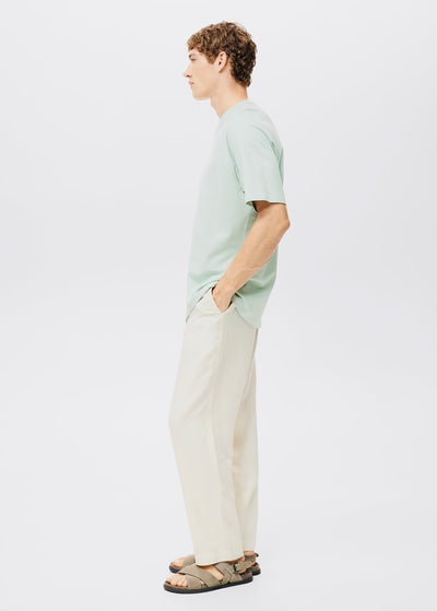 T-Shirt Coton Lin Relaxed-Fit Mango