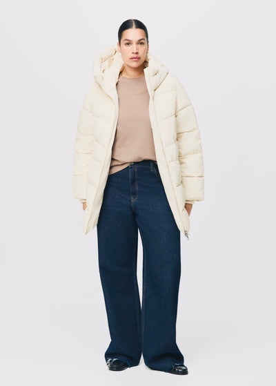 Anorak matelassé avec capuche