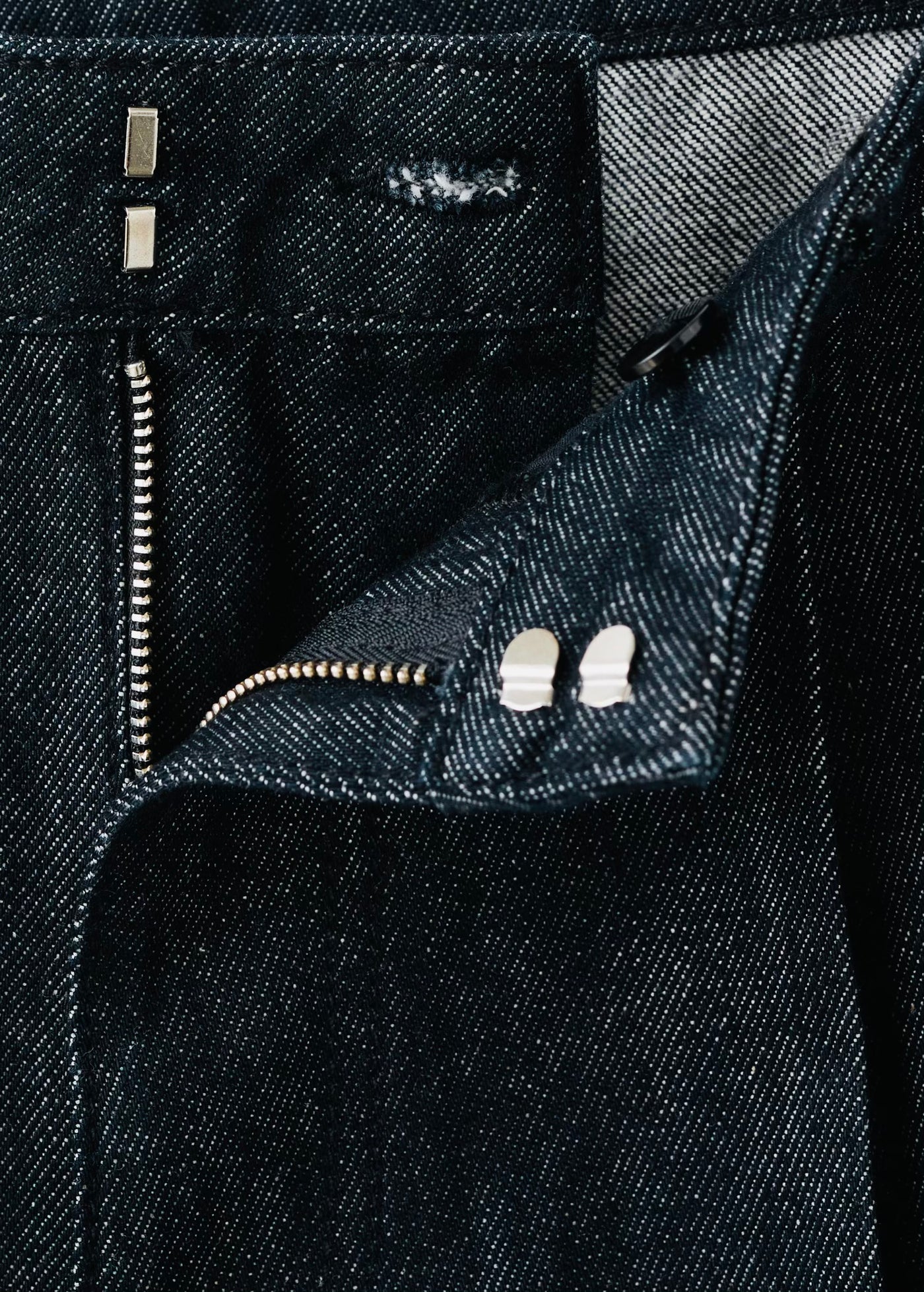 Pantalon Denim Large avec Pinces