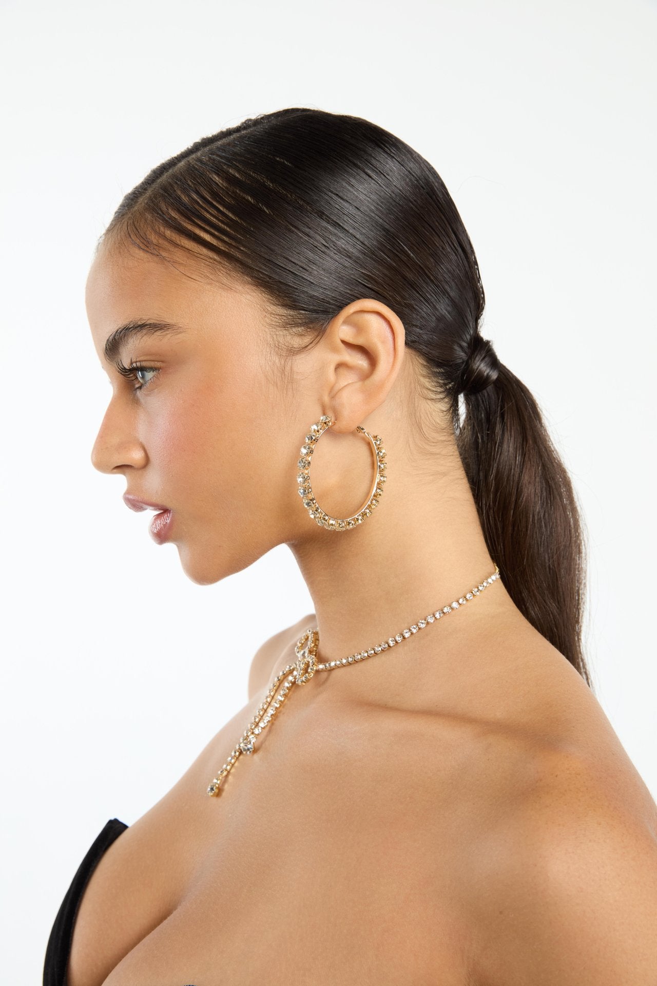 SET DE CRÉOLES AVEC STRASS