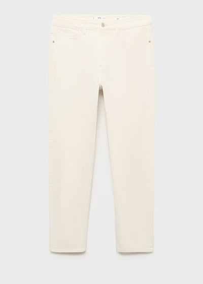 Jean Ben Cropped Tapered-Fit Mango