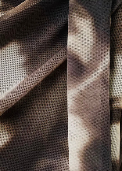 T-shirt Floral avec Foulard