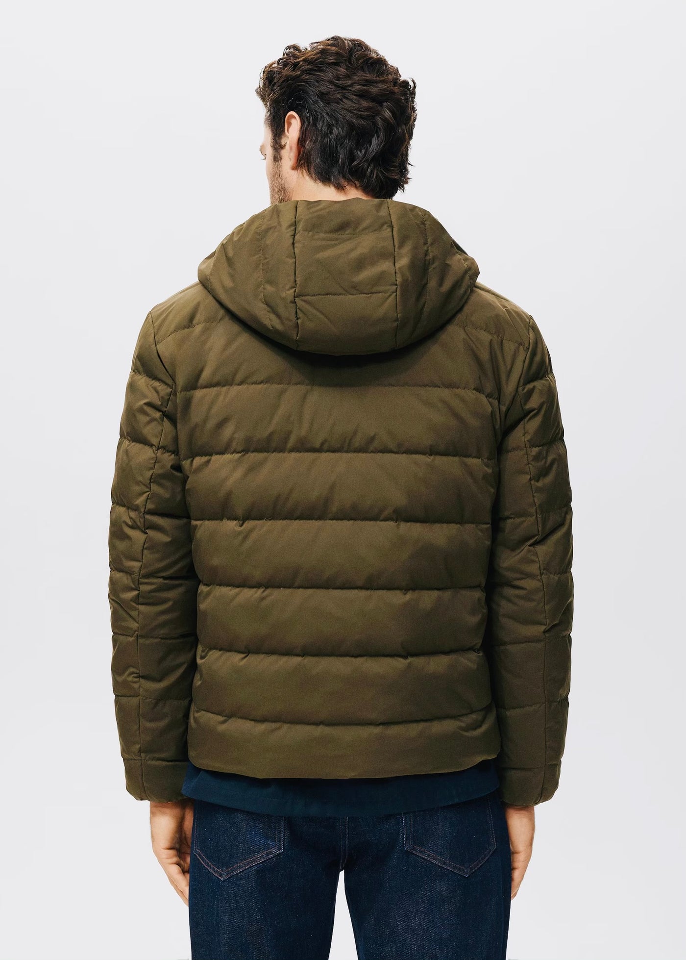 Doudoune compacte en duvet et plumes