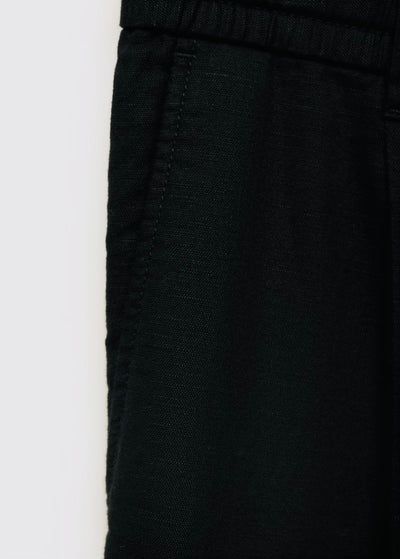 Pantalon Slim Fit Lin avec Cordon