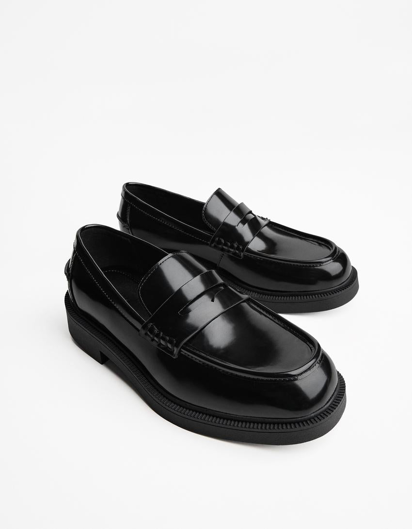 Mocassin à Bout Carré