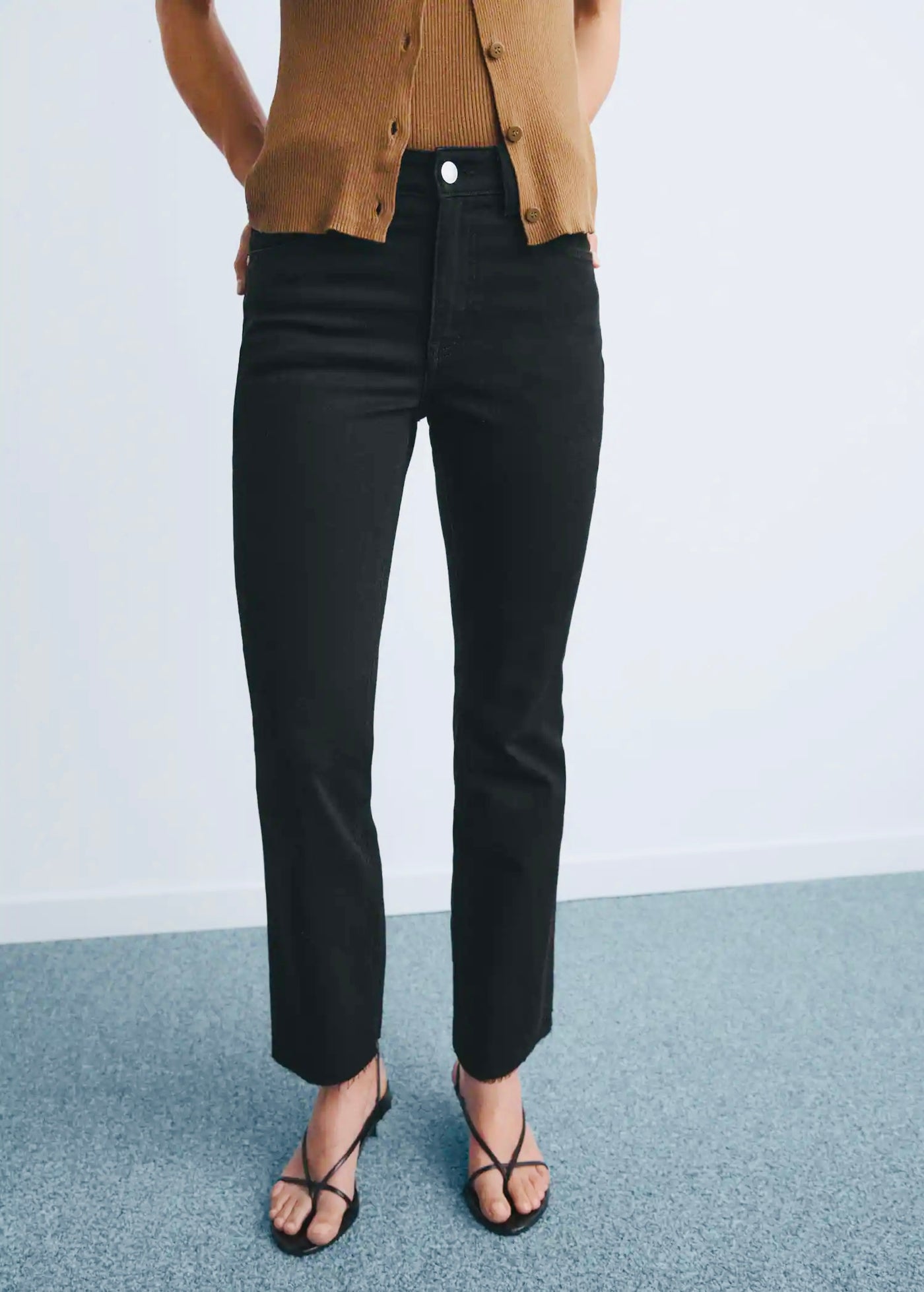 Jean Sienna Flare Crop