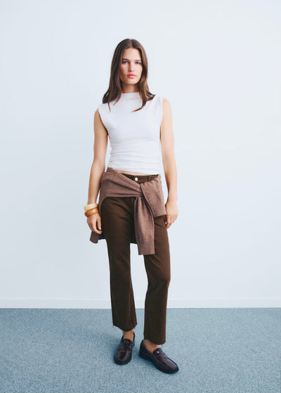 Jean Sienna Flare Crop