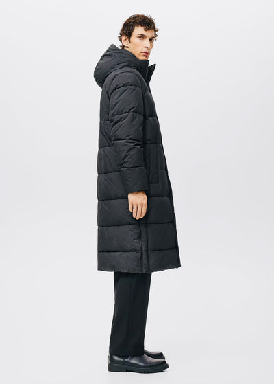 Anorak long matelassé résistant à l’eau