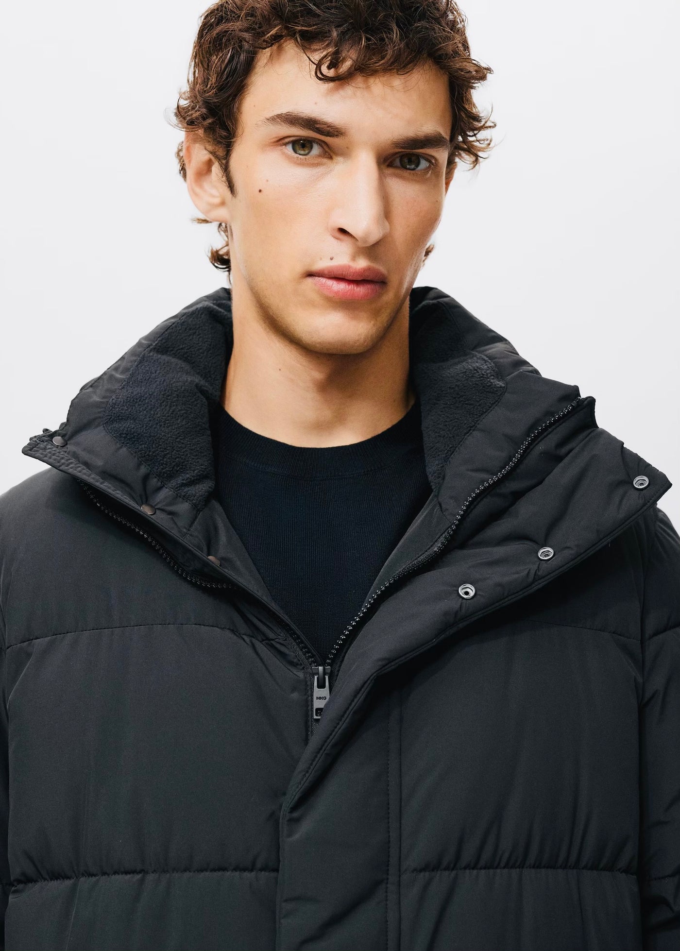 Anorak long matelassé résistant à l’eau