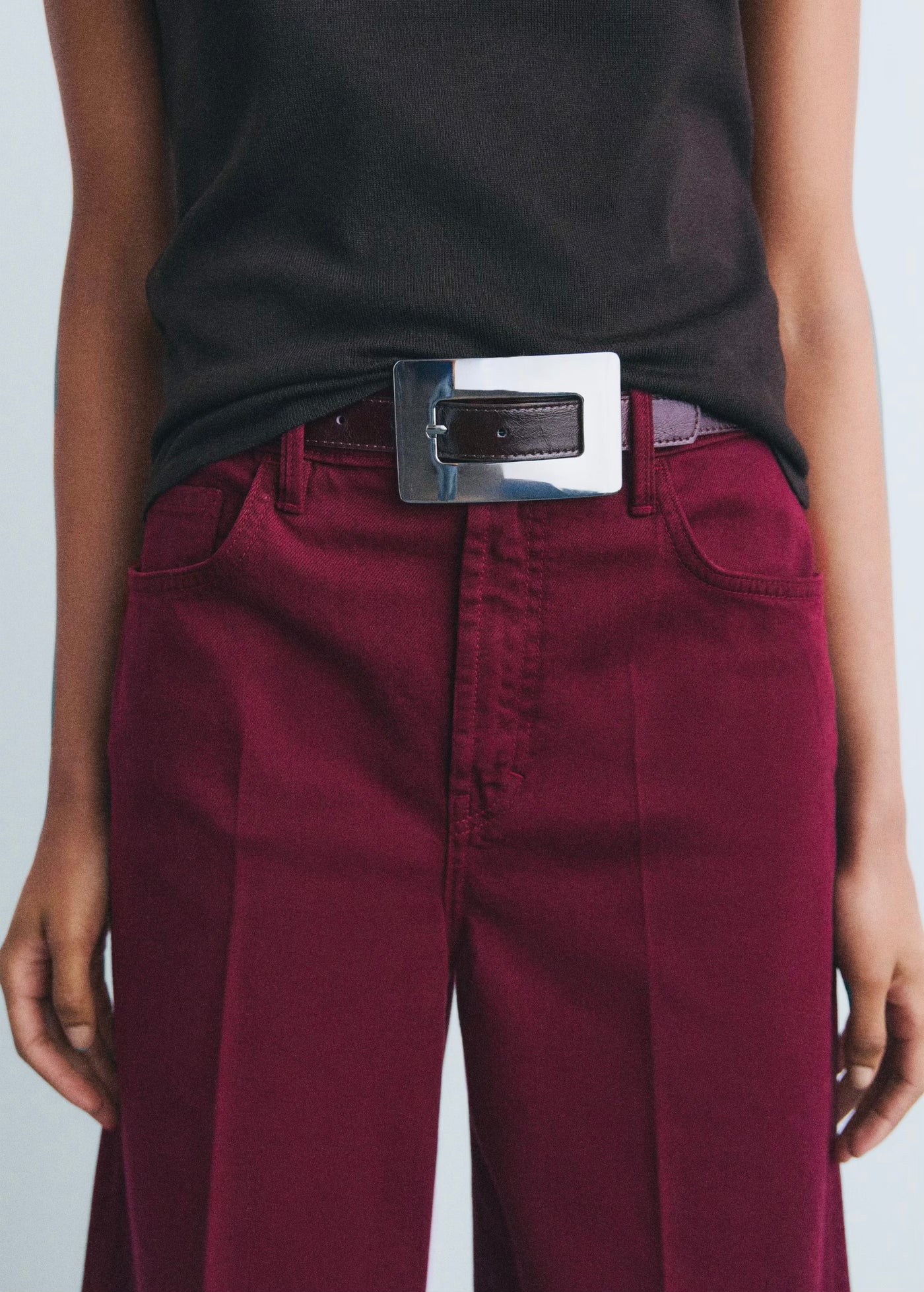 Jean Large Taille Haute