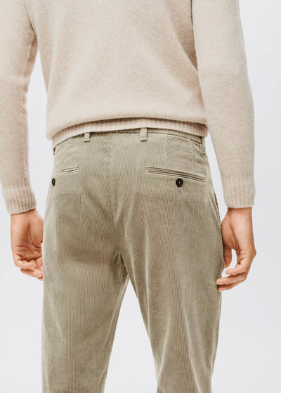 Pantalon Velours Côtelé Slim-Fit