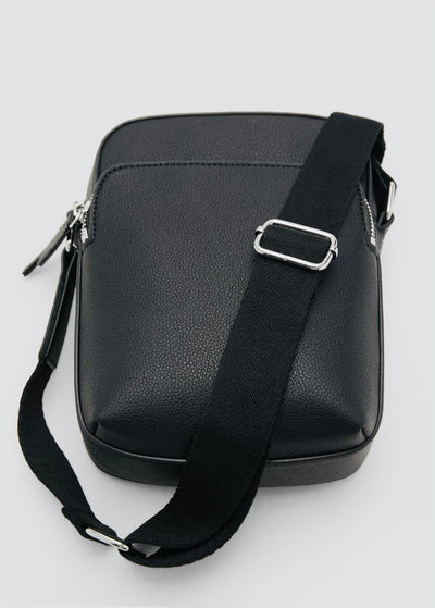 Sac bandoulière simili-cuir effet grainé Mango