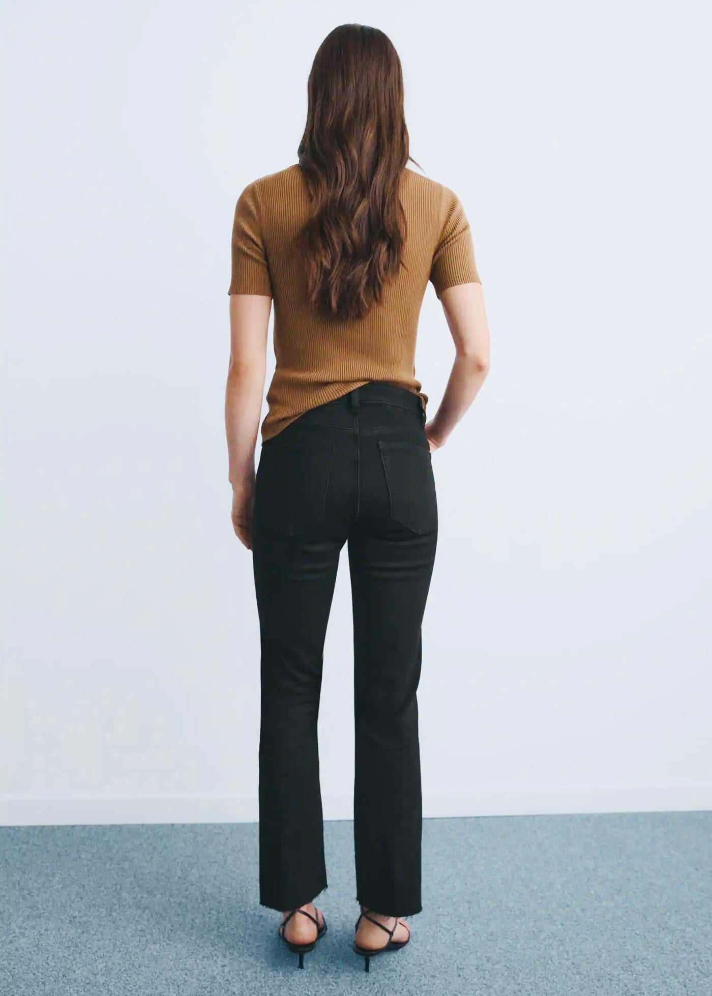 Jean Sienna Flare Crop