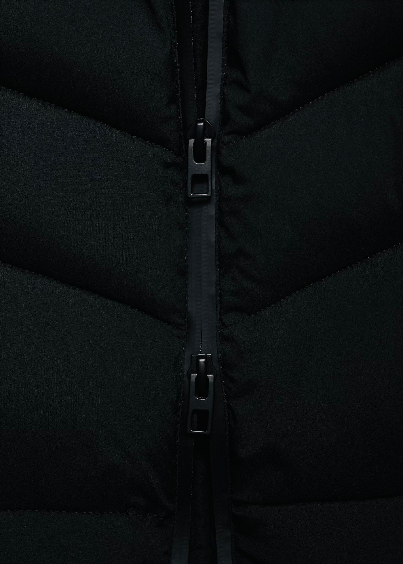 Anorak midi matelassé capuche