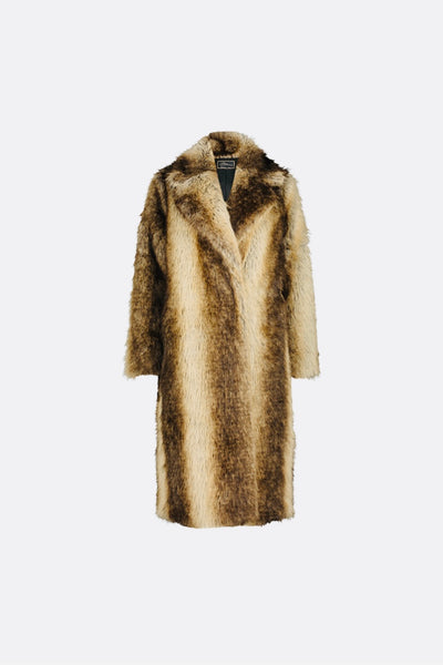 Manteau en fausse fourrure