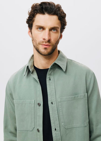 Surchemise en jean à poches