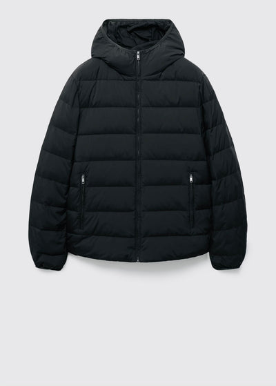 Doudoune compacte en duvet et plumes