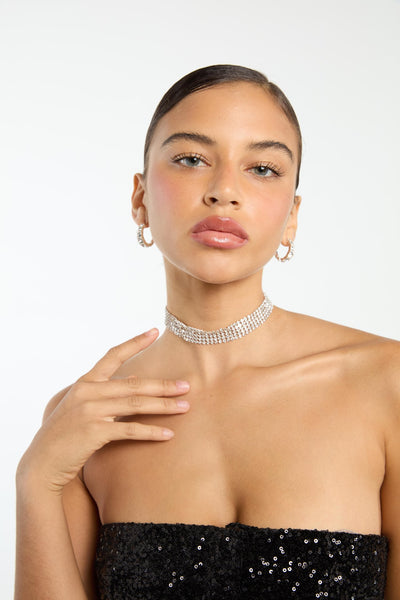 SET DE CRÉOLES AVEC STRASS