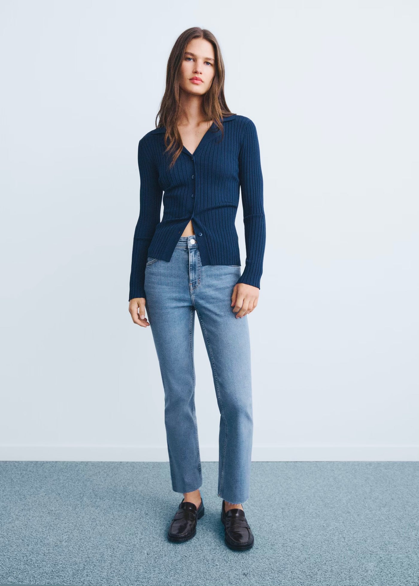 Jean Sienna Flare Crop