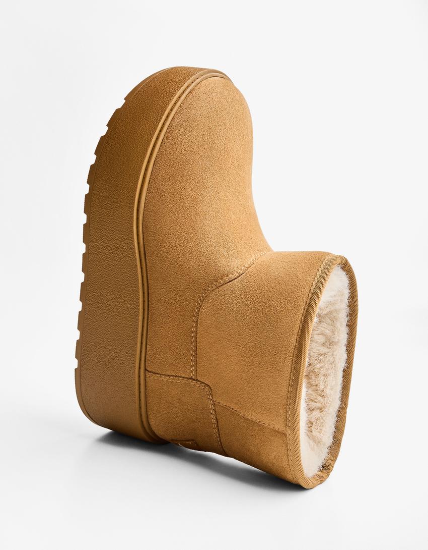 BOTTINES PLATEFORME DOUBLURE FOURRURE