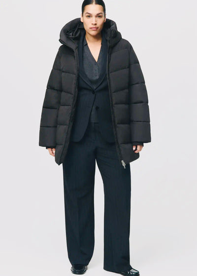 Anorak matelassé avec capuche