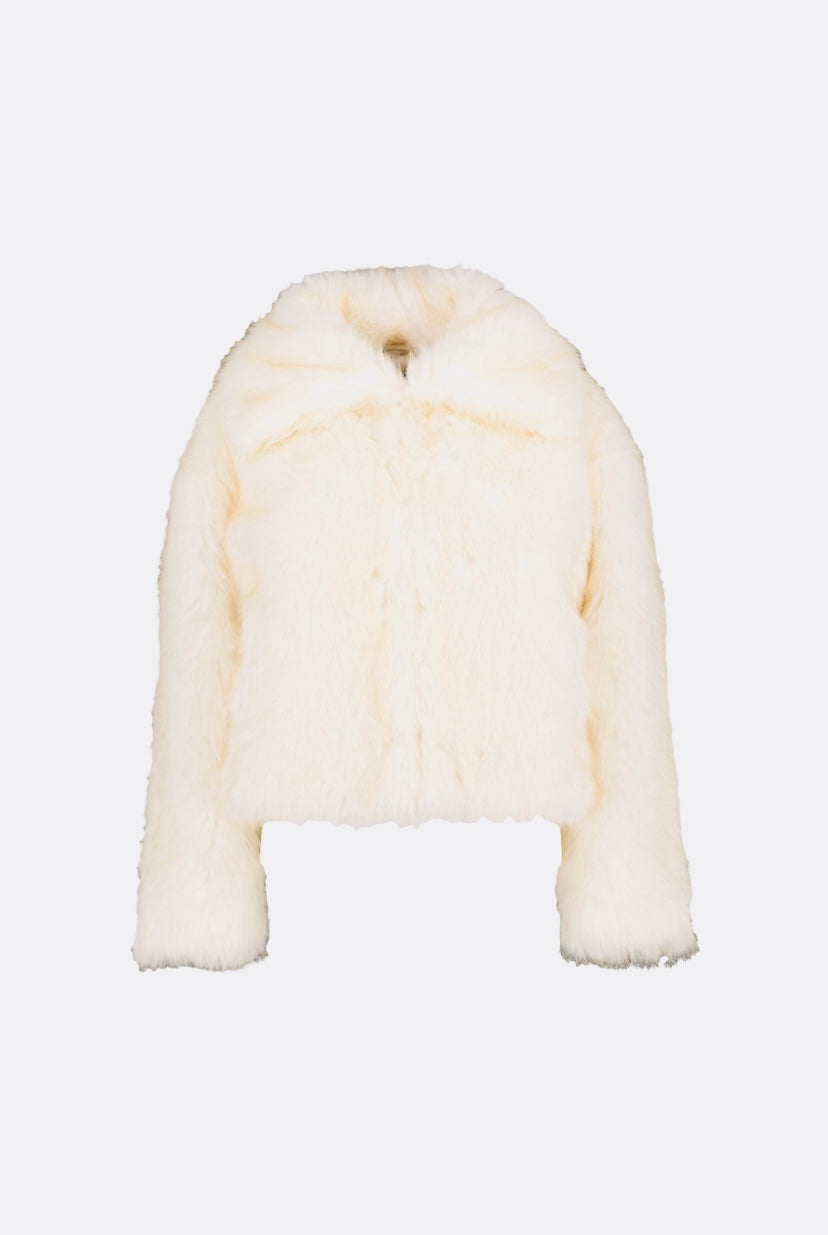 Veste en fausse fourrure