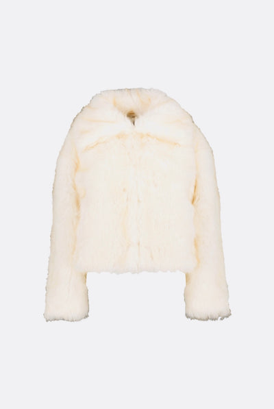 Veste en fausse fourrure