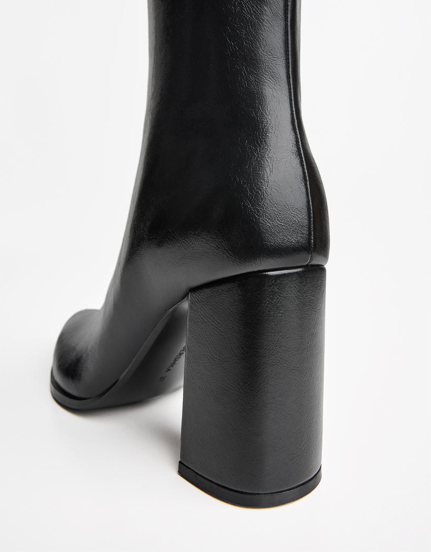 Bottes à Talon large