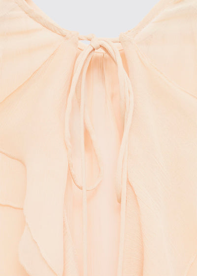 Blouse Volants Manches Cloche