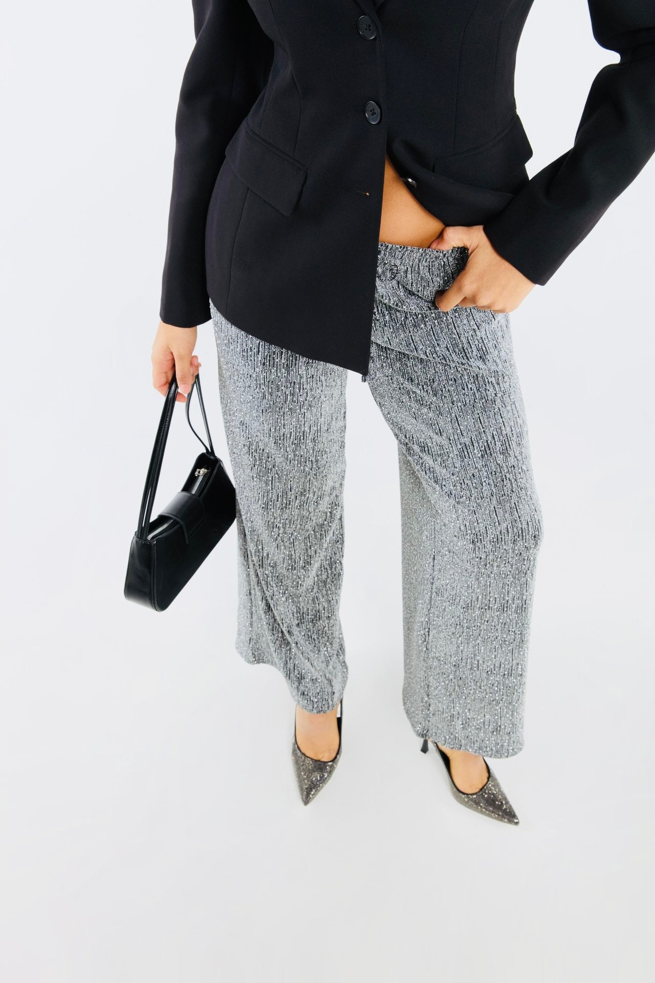 Pantalon de Survêtement avec Fil Brillant