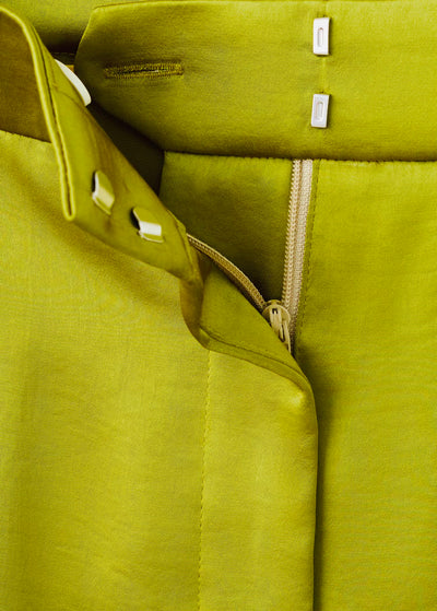 Pantalon Droit Satiné