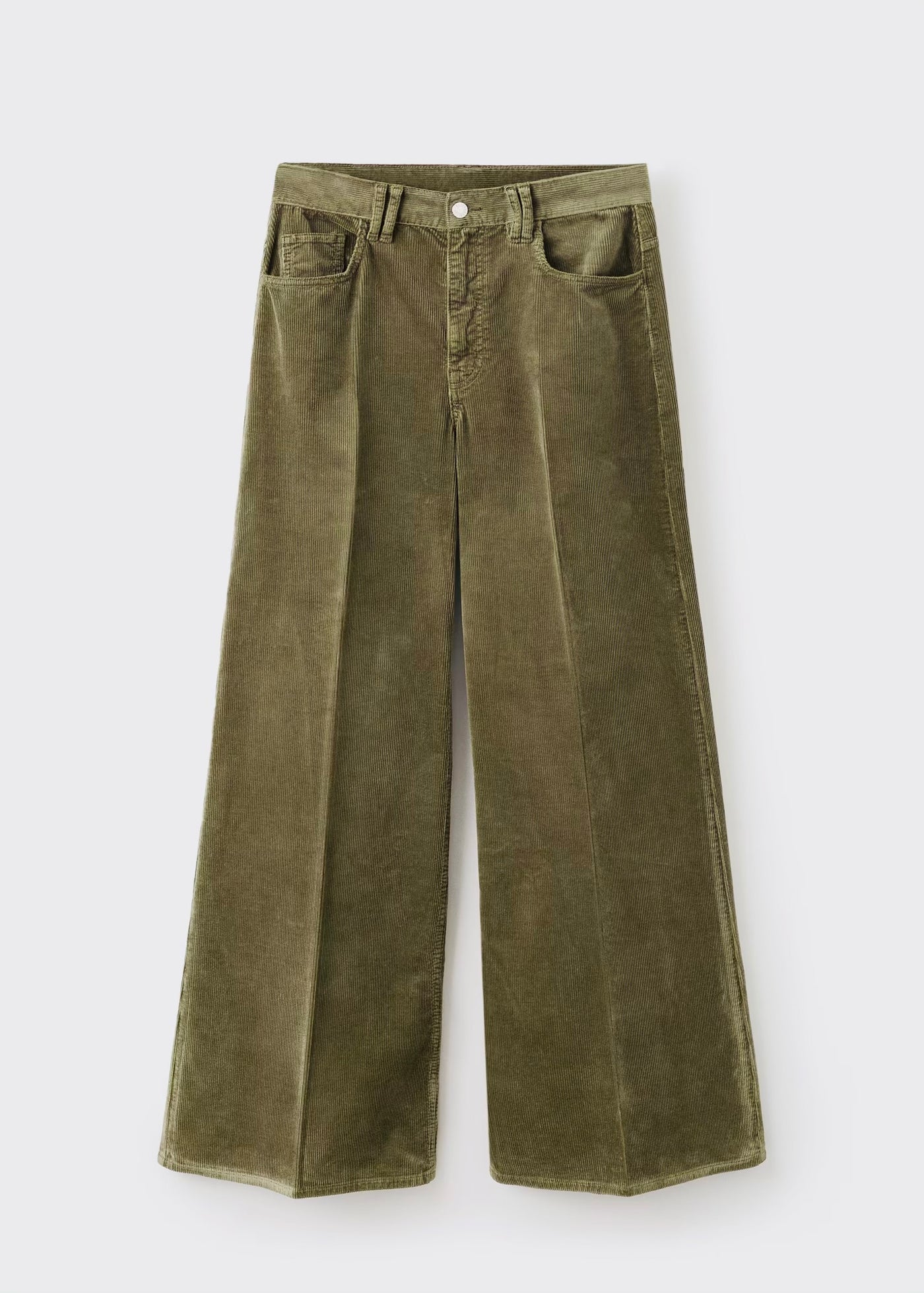 Jean Large en Velours Côtelé