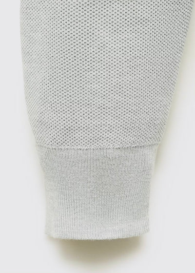 Pull over polo coton microstructure