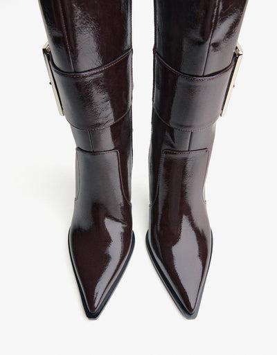 Botte à talon et boucle