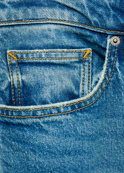 Jean Ben Cropped Tapered-Fit Mango