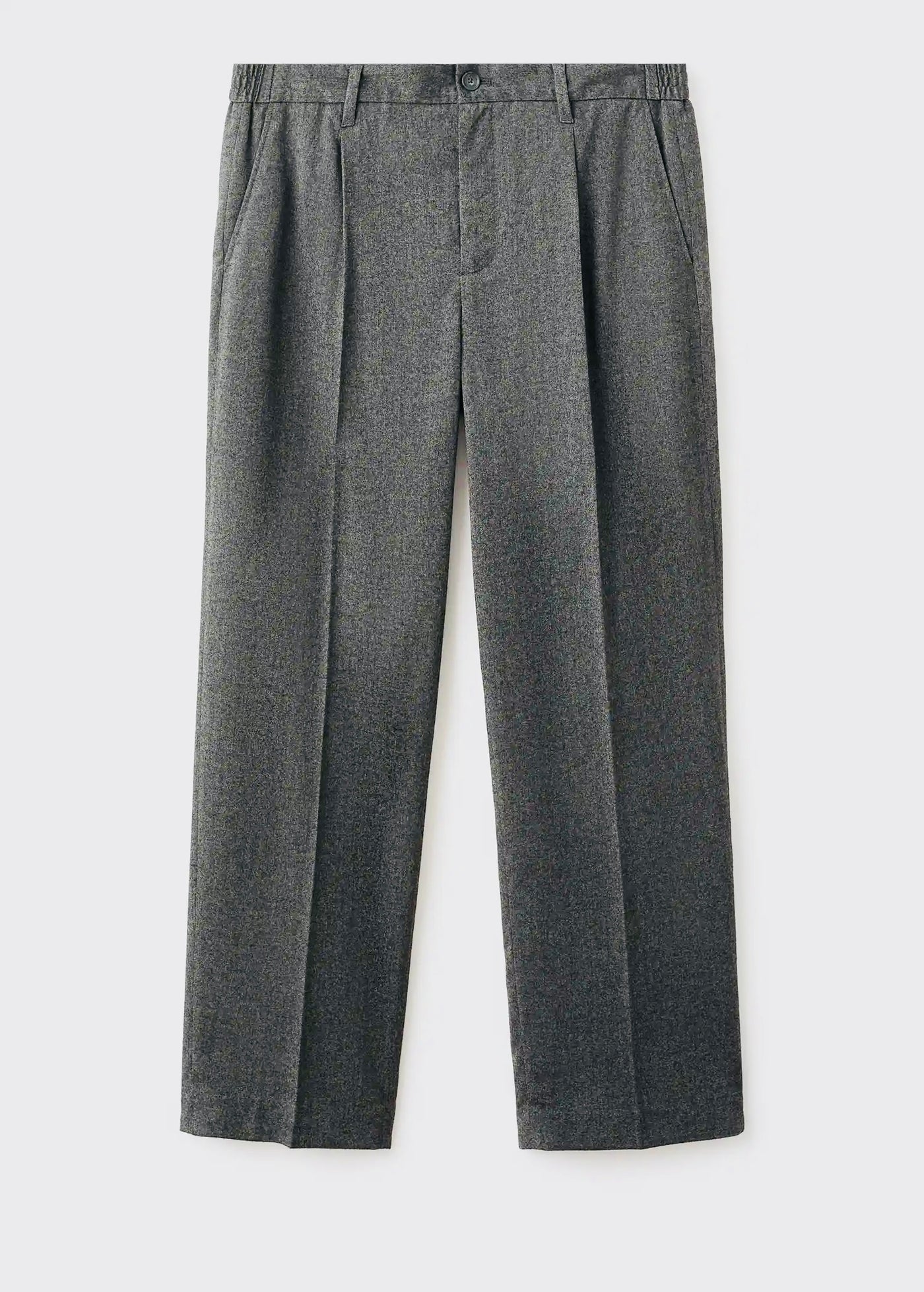 Pantalon Flanelle Regular-Fit à Pinces