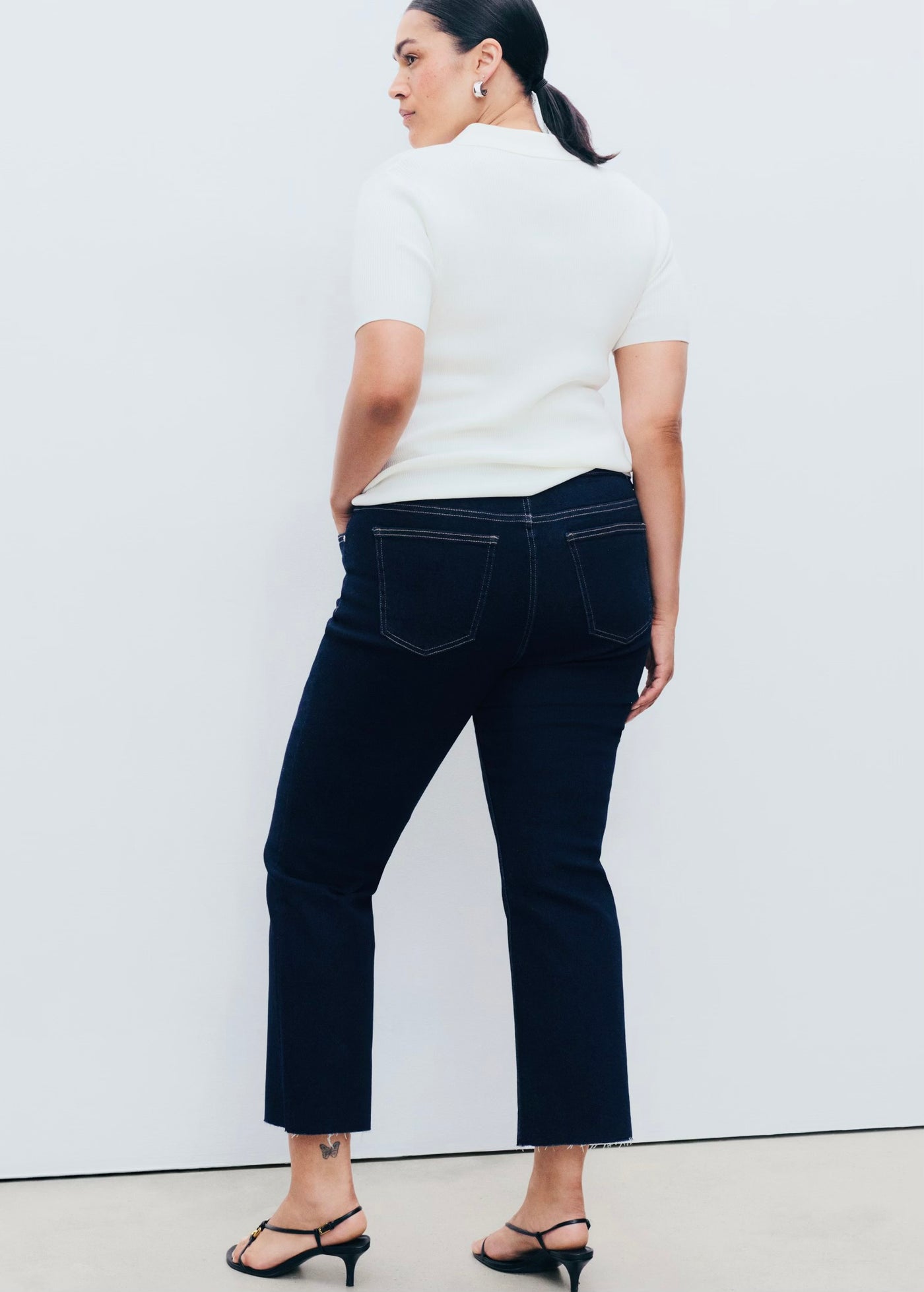 Jean Sienna Flare Crop