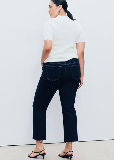 Jean Sienna Flare Crop