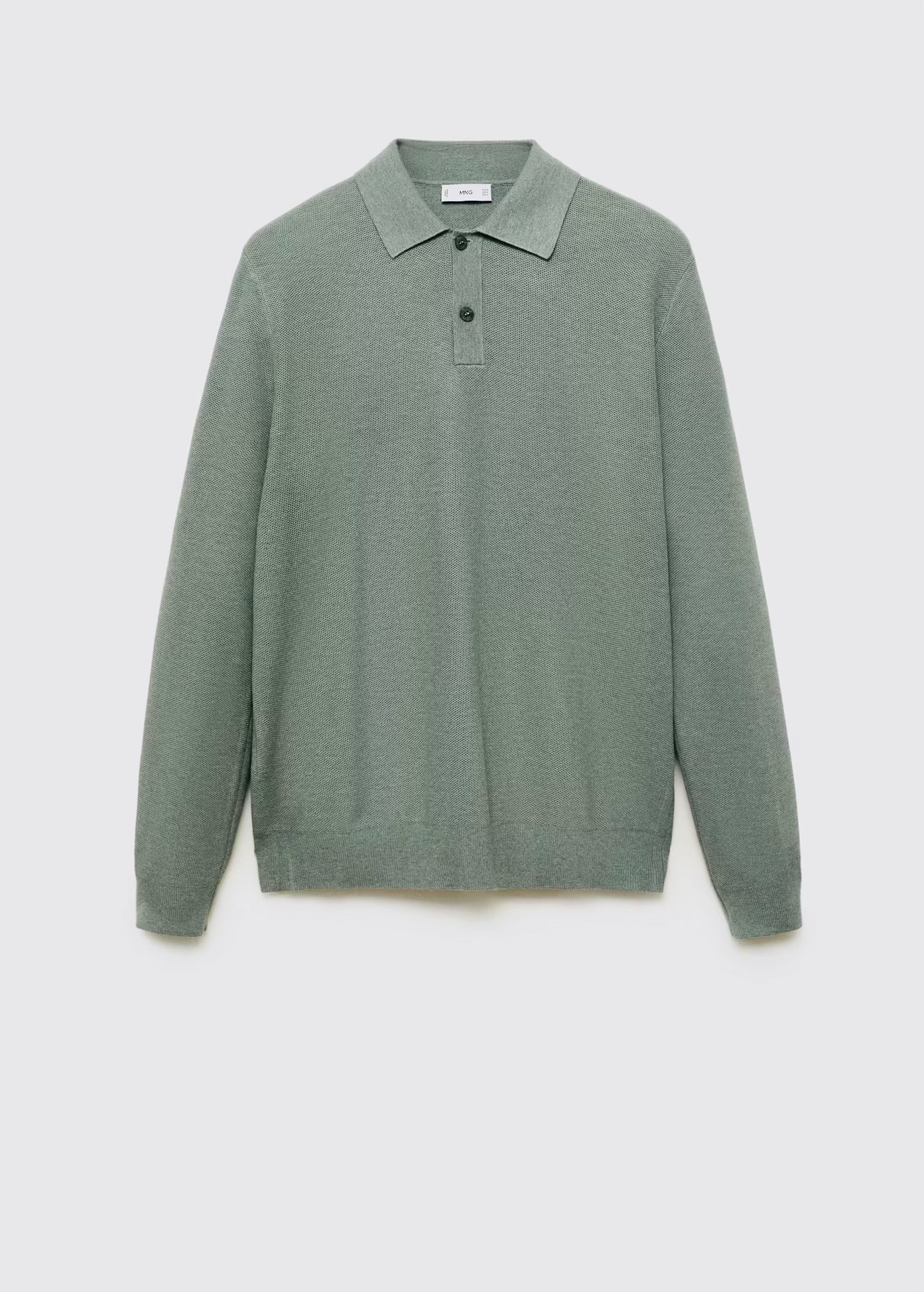 Pull over polo coton microstructure