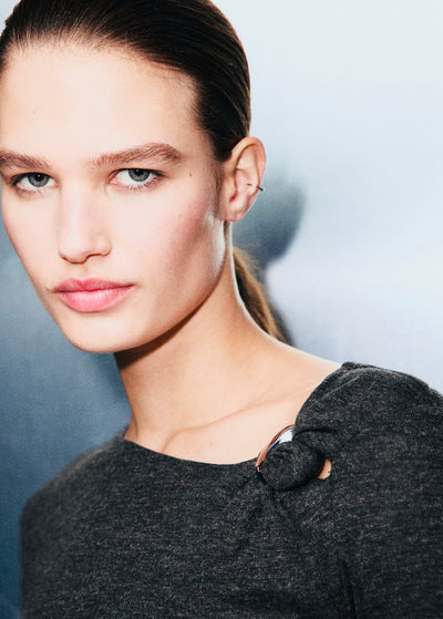 T-shirt à Détail Métallique