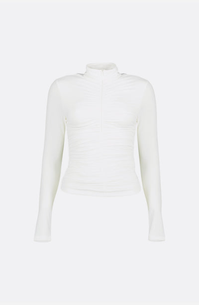 Manche longue avec fermeture éclair